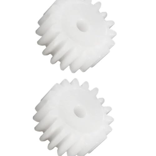 Cylindrical Drive 2pcs 1 Module Plastic Spur Gear 1M 19T Straight Teeth Flat Gear 21mm Diameter 8mm Thickness 19 Teeth Cylindrical Gear Rack Machinery(8mm bore)