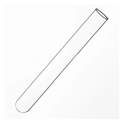 Tube de laboratoire en verre borosilicaté 10x100mm fond rond pour fournitures scientifiques