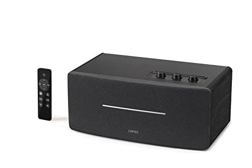 EDIFIER D12 kompaktes Stereo Lautsprechersystem (70W) mit Bluetooth 5.0 und Infrarot-Fernbedienung - perfekt für Esszimmer, Küche, Arbeitsplatz.