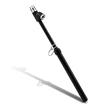 CZC AUTO Tire Pressure Gauge Heavy Duty Air Pressure Tire Gauge, Straight-on Foot Dual Head Chucks, Black Painting, 10-150PSI 100-1000KPa for Semi Truck Car RV Van1 Pack
