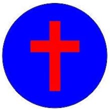 3pcs Christian Cross Circle funny hard hat/helmet vinyl decal sticker