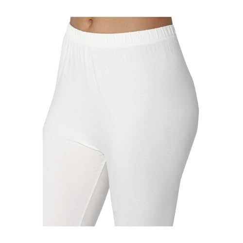 Image of Women's Slim Fit Cotton Lycra Churidar Leggings|Full Length|