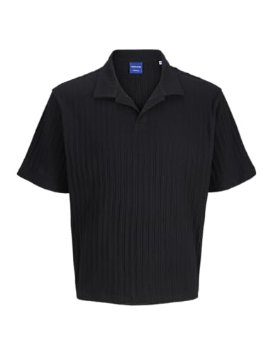 Jack & Jones Jordia Resort Polo SS Ss25, Noir, M Hommes