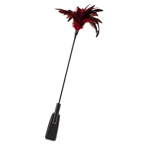 Gp feather crop Black/red
