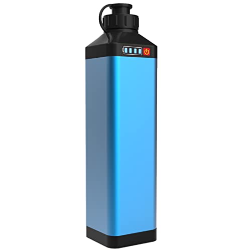 HEMAJUN電動リール用バッテリー 10000mAh ダイワ シマノ電動リールと互換性あり リチウムイオンバッテリー 電量残量機能付き LED ライト付き 急速充電器2.0A 専用ポーチ