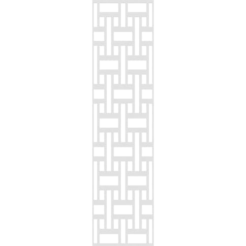 Image of 21 3 /8 inchW x 87 3 /8 inchH x 3 /8 inchT Denton Decorative Fretwork Wall Panels in Architectural Grade PVC