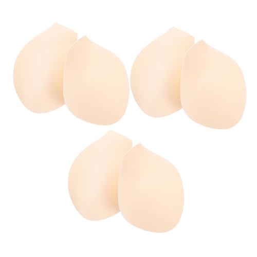 Didiseaon 6pcs Men's Bulge Enhancing Swim Briefs with Sponge Pad U Shape Underwear Cups for Comfort Support Sports and Swimming Discreet Pouch Design for Daily Wear Beige