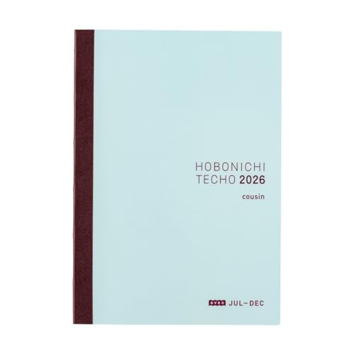 Hobonichi Techo 2026 Cousin Avec Book A5 Japanese Daily 6-month only July Start Monday Start Planner