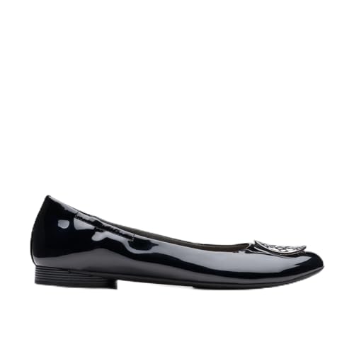 Clarks Collection Women's Loreleigh Ave Ballet Flat, Black Patent Synthetic, 7 Medium US - image 1