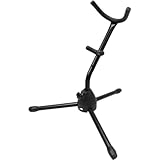 Soporte de saxofón antideslizante: adecuado para almacenar y exhibir saxofón en hogares, salas de música, ingenieros de sonido, tiendas de instrumentos musicales, salas de presentaciones y otros lugares, soporte de clarinete plegable