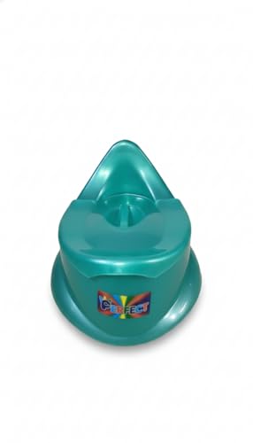 Image of 2 in 1 Potty Training Seat for 1+ Year Old Kids Adaptable Toilet Training Chair with Removable Potty Bowl & Non-Slip Base Comfortable Potty Trainer for Boys & Girl (Green)