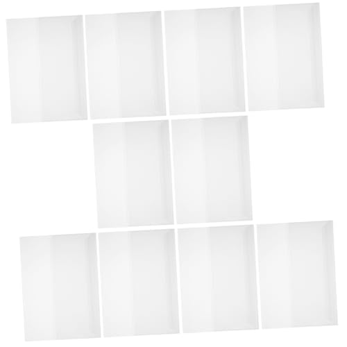 WRITWAA 10 hojas para Libros Transparente Funda Reutilizable Antirayaduras para Libros de Texto Cubierta Flexible y Duradera para Escuela y Oficina