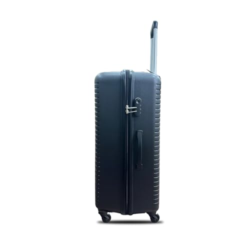 Image of VIP Hard Trolley Bags Set Polycarbonate Sera (Set Of 3 Pieces) Small Medium And Large 4 Spinner Wheels Unisex Hardsided Luggage (K Dark Grey), 54 Cm