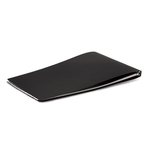 11x17 Landscape Binder Black Poly 3-Ring Document Organizer with Reinforced 0.5-inch Round Rings. Portfolio Art Binder for Artwork Storage Tabloid Documents Presentation Tattoo Display Book