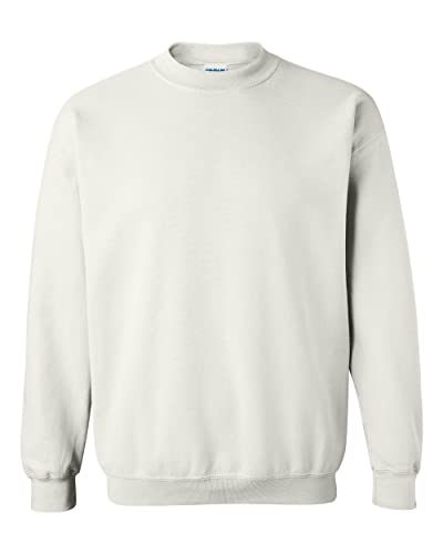 Gildan G180 homme Blanc XX-Large : le sweat grand confort qui ne rétrécit pas