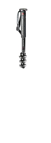 Manfrotto XPRO Carbon Fiber 4-Section Monopod (MPMXPROC4US), Black - Image 2