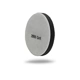 Maxshine 3" Universal 2-Pack Denim Orange Peel Remover Polishing Pads – 2000 Grit (88mm) – Hook & Loop for Easy Attachment – Professional Pad for Paint Texture Leveling & Detailing