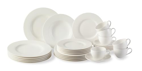 vivo - Villeroy & Boch Group vivo | Villeroy & Boch Group Basic White Combination Set, 30 Pieces