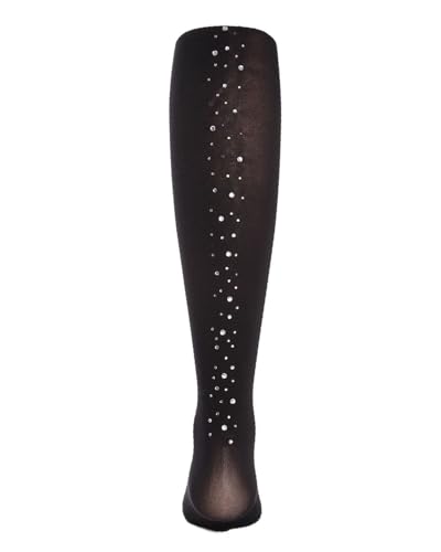 MeMoi Runway Ready Rhinestone Girls Tights