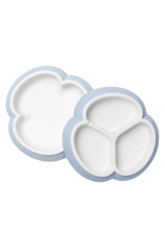 BabyBjörn Baby Plate Set, 2 Pack, Powder Blue