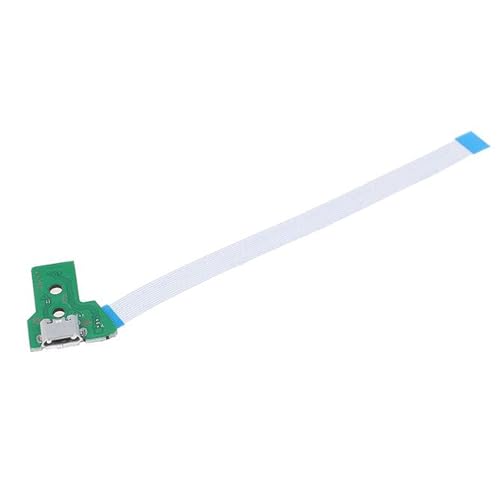 Puerto de carga micro USB JDS-050 con cable flex de 12 pines para mando PS4 4