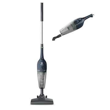Aspirador pó vertical com fio portátil de mão 2 em 1 1450W cabo 5m capacidade 1,6L filtro HEPA Electrolux STK14 Azul Denim 127v