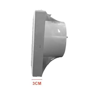 A2ZWORLD Ventola di Aspirazione Efficiente 19W 240m3/h 34dB, 180X180mm, Foro 120mm, Profondità 100mm, Aspiratore da Muro per Bagno, Cucina, 230V 50Hz