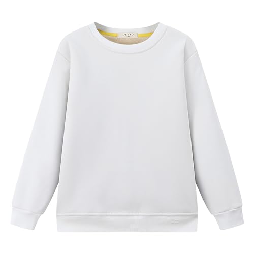 Boys Girls Fleece Lined Sherpa Sweatshirt Kids Warm Winter Crewneck Pullover Sweater