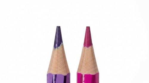 Image of NOZOMI Medical Counsil of India Approved Non-Breaking Hematoxylin & Eosin Pencils for Medical Students | Set of 2 | Ink Violet & Pink for Histology Slide Annotation & Pathology Diagrams