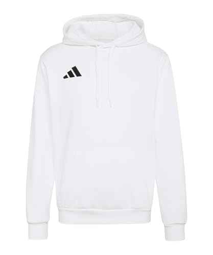 adidas Herren Entrada26 Hoodie, White/Black, L