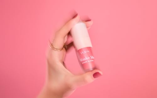Pupa Blush Wonder Me Shake, Fard Viso Liquido Traslucente, Nuova Texture Water Cream - Colorito Fresco E Radioso, Formula Clean, Made In Italy (Colore 001 Cosmopolitan Kiss) - 2