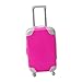 Amagogo Doll Suitcase Toy Fashion Doll Luggage Miniature Can Be Open Doll Travel Luggage DIY Dress Up Doll Toy for 18 Inch Doll Gifts, Dark Pink