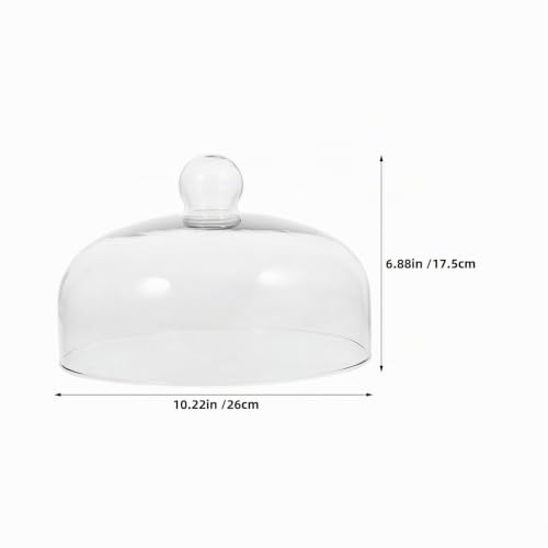Cubierta de vidrio fácil de limpiar para microondas de 25x17cm contra salpicaduras de comida 3