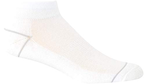 Image of Reebok Womens Quarter Socks - 12 Pack Performance Arch Support Ankle Socks - Cushioned Athletic Socks for Women (Size: 4-10), Size 4-10, Solid White 2