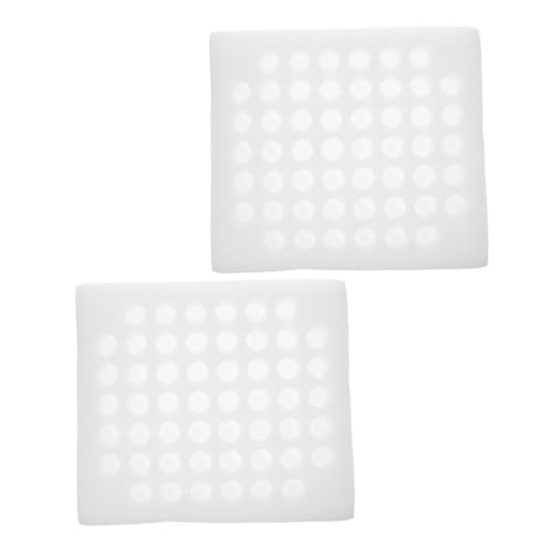 Kisangel 2 pièces Boîte à Œufs de Caille Réutilisable Mousse Épaisse Emplacements Plateau de Rangement Léger et Stable pour Œufs Protection Sécurisée pour Cuisine et Réfrigérateur Lot