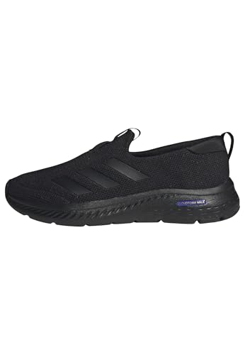 Adidas Homme Cloudfoam Move Lounger Shoes, Core Black/Core Black/Lucid Blue, 43 1/3 EU