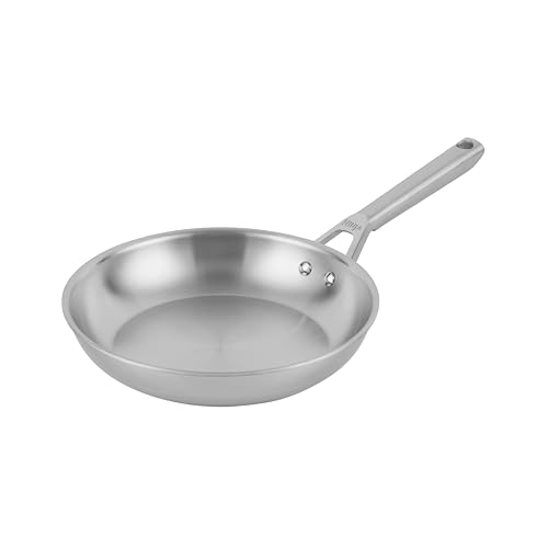 Ninja EverClad Edelstahl-Pfanne (24 cm), geeignet für alle Herdarten, einschließlich Induktion, ofenfest bis 300 °C, Durchgehender Induktionsboden, C90024EUI
