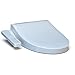 TOTO WASHLET KC2 Electronic Bidet Toilet Seat with Heated Seat and SoftClose Lid, Elongated, Cotton White - SW3024#01