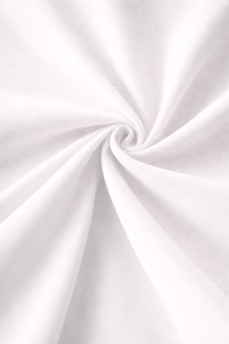 Image of Blackout Curtains for Bedroom Pack of 2 - White 9 Feet Long, 4.5 Ft Wide, Thermal Insulated Room Darkening Curtains, Light Blocking, Noise Reducing & Energy Saving Drapes (9 x 4.5 Ft)