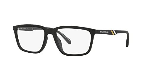 Image of Armani Exchange mens Ax3089u Universal Fit Square Prescription Eyewear Frames