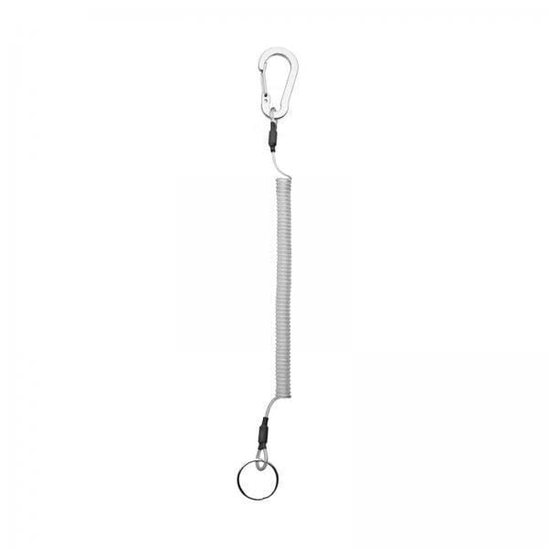 THE STYLE SUTRA® 2xRetractable Safe Coiled Lanyard Fishing Lanyards for Cycling Climbing Tackle Silver | Sporting Goods | Fishing | Fishing Equipment | Fly Fishing Accessories-image-18