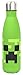 Minecraft - Botella de Agua de Minecraft - Botella de Agua de Acero Inoxidable - Botella de Agua con Diseño del Creeper Verde - Botella de Agua para Niños - 750 ml - Mercancía de Minecraft