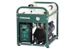 CAI Badger Dry Vacuum Pump, 5G Tank, 208-230v