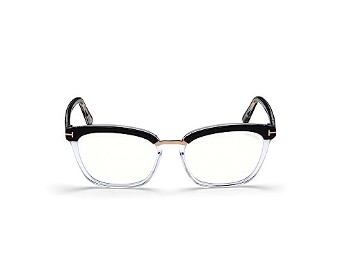 Tom Ford Women's Eyeglasses Tf5550-B Tf/5550-B Black/Crystal Optical Frame 54Mm #TOP7
