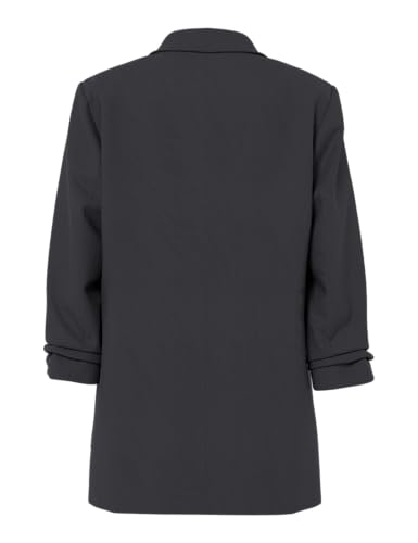 Pieces Pcboss 3/4 Blazer Noos, Donna, Nero (Black Black), 46 (Taglia Produttore: Large) - 2