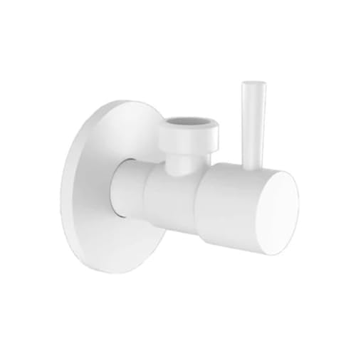 Rubinetto Sottolavabo D'Arredo Mod."Minimal" 1/2X10 Bianco Opaco 1/2X1/2