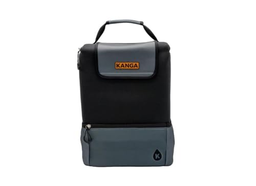Kanga Insulated Cooler Back Pack - Portable Cooler Bag - 24 Can Beer and Seltzer Drink Cooler - Insulated Leak Proof and Durability Tested - Kanga Pouch Cooler (Midnight)
