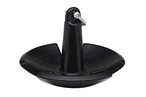 Seachoice River Anchor, Black Vinyl Coated Cast Iron, 30 Lbs. by SEACHOICE - Image 2