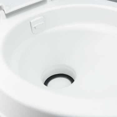 Inodoro estándar de plástico blanco serie 300 miniatura 2