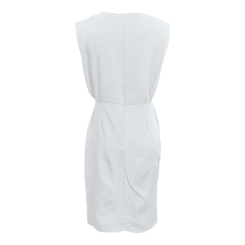 Robe chic femme avec nœud devant coupe ajustée tendance - 3